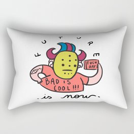 FUTURE IS NOW "bad is cool" collection (2 of 3) Rectangular Pillow
