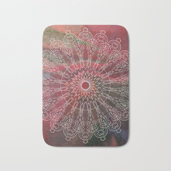 Autumn Mandala Bath Mat