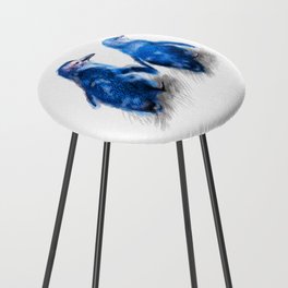 We care a lot. Couple of blue little penguins. Counter Stool
