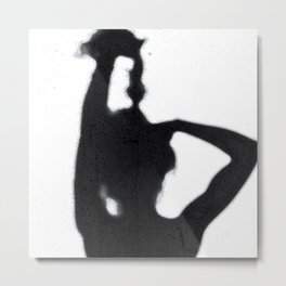 Shadow Hair Pulling Metal Print | Abstractphotography, Abstractart, Shadowart, Black And White, Digital, Photo 