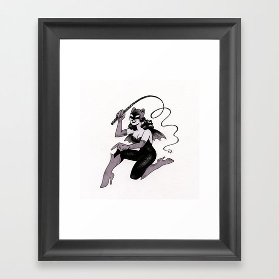 Obey Gerbilgirl! Framed Art Print
