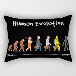 Evolution - our future Rectangular Pillow