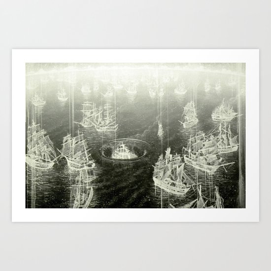 "Fog Bank" Art Print