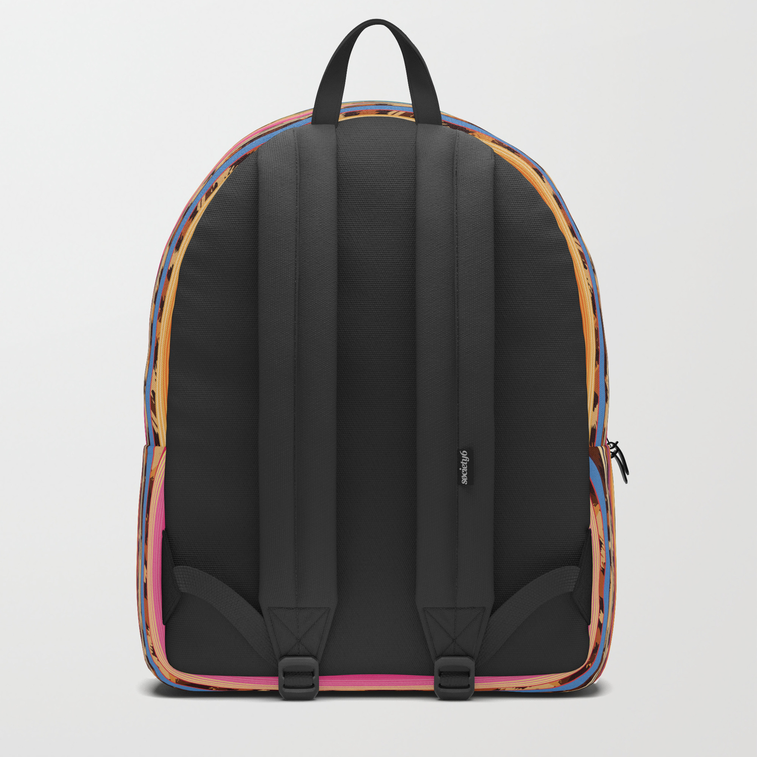 leopard and serape backpack