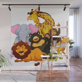 BEST ANIMALS DESIGN  Wall Mural