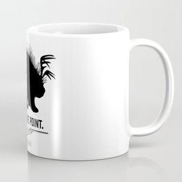 Get to the Point - Porculope Silhouette Coffee Mug