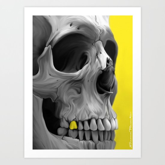 Golden Art Print
