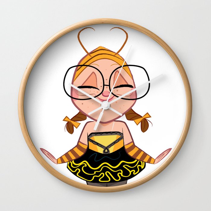 Bee Kid Wall Clock