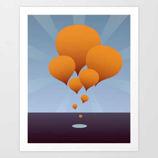 Launch Art Print