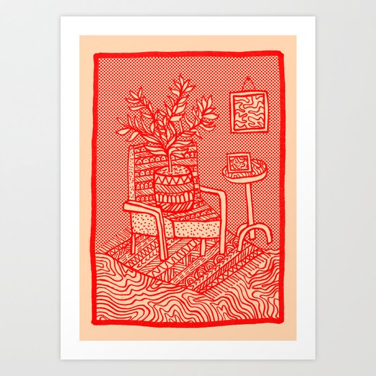 Living room Art Print