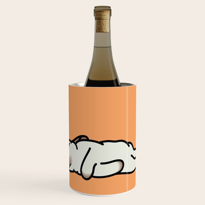 Sleeping Bunny Wine Chiller by PolyMoly Studio Society6