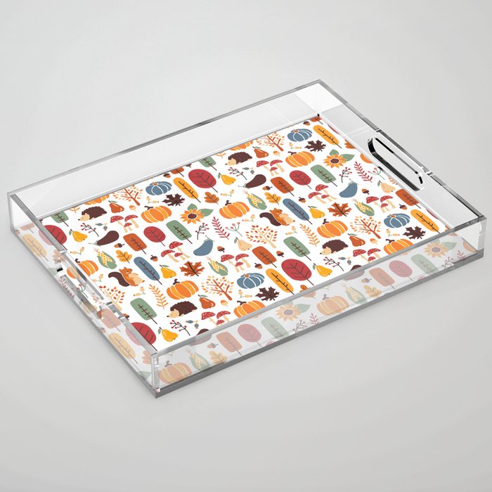 Autumn Nature Acrylic Tray