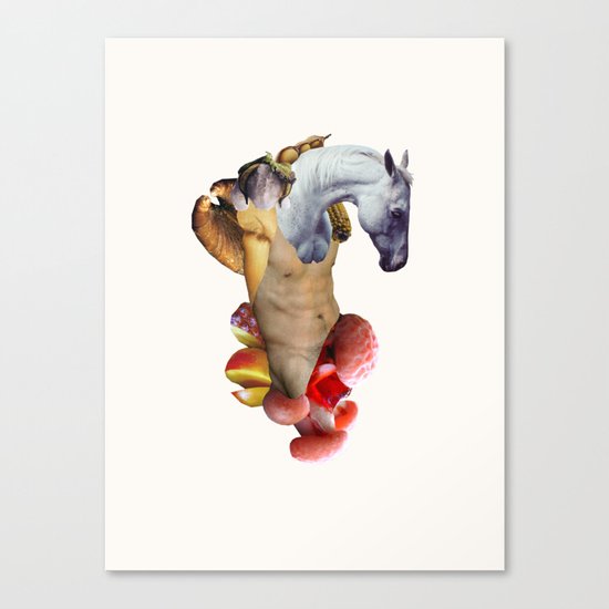 Horse Martyr Canvas Print