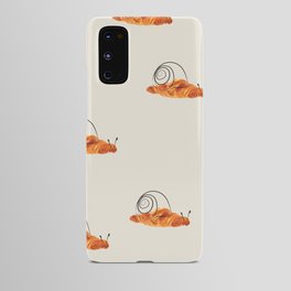 croissant snail Android Case