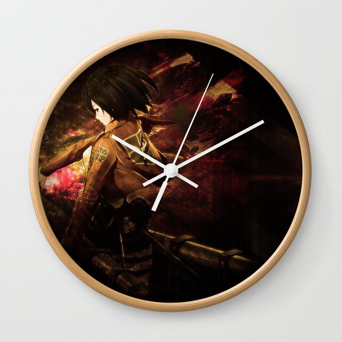 In The Shadows Mikasa Wall Clock