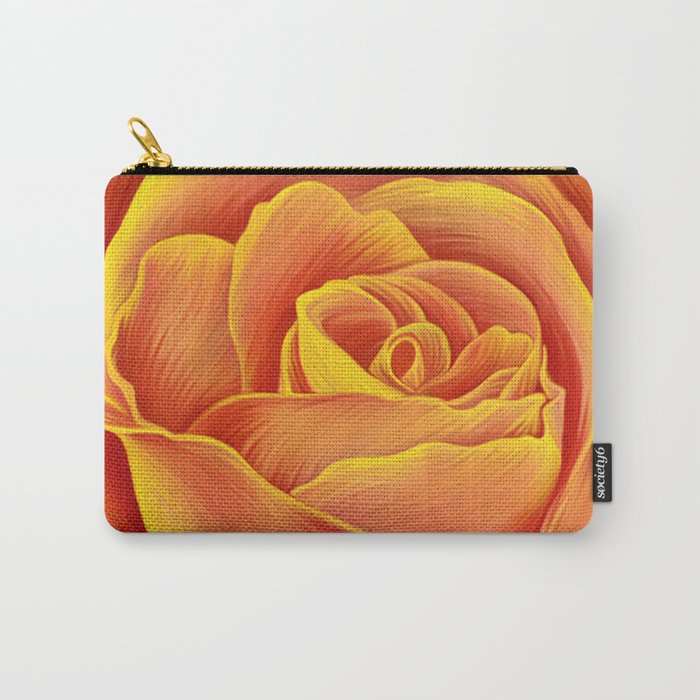 Rose Carry-All Pouch