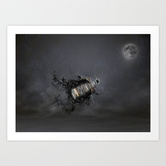 Overload the moon! Art Print