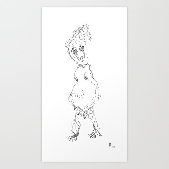 Party Woman Art Print