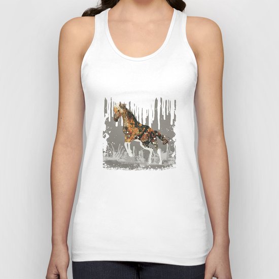Ice Horse Unisex Tank Top