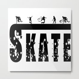 Skate Metal Print