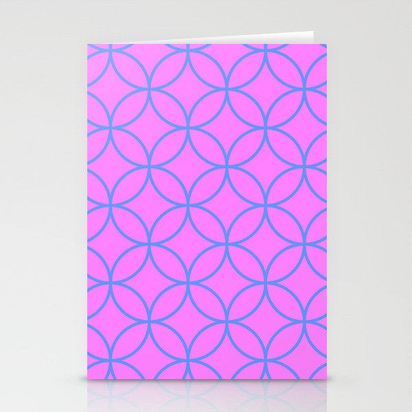 Intersecting Circles 10 Stationery Cards