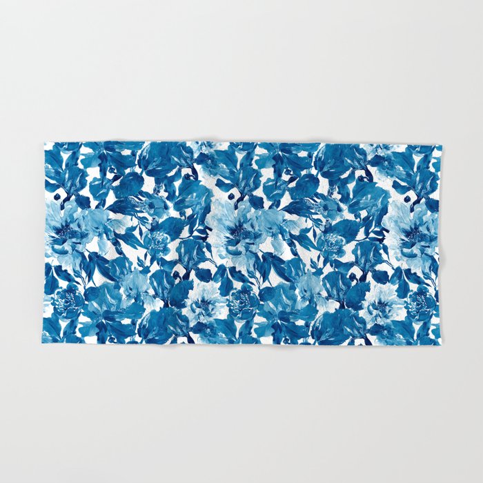 cobalt blue hand towels