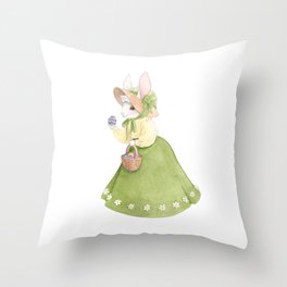 Easter Bunny Throw Pillow