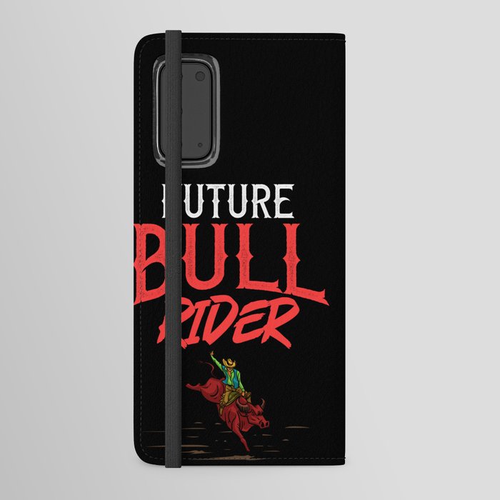 Bull Riding Bucking Bulls Rodeo Mechanical Cowboy Android Wallet Case