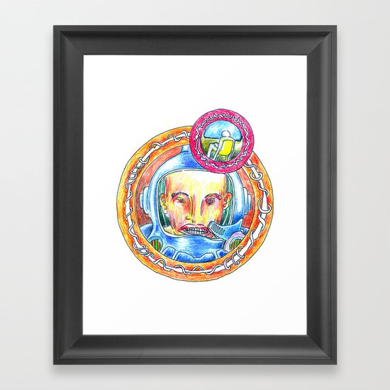 Astroteque. Framed Art Print