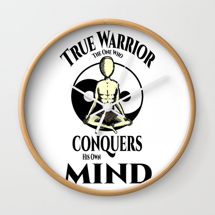 Conquer Your Mind Wall Clock