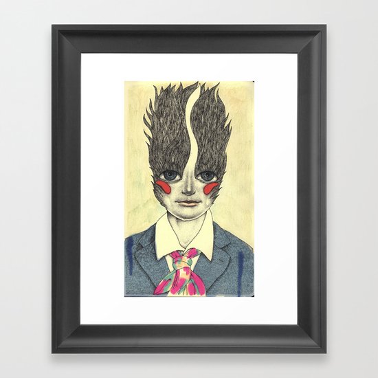 Random character Framed Art Print