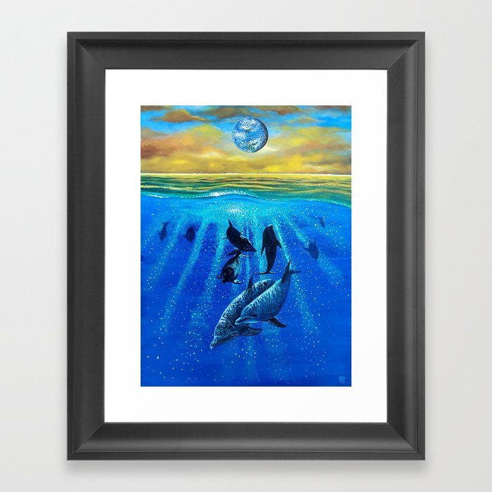 Earth Consciousness Number 7 Framed Art Print