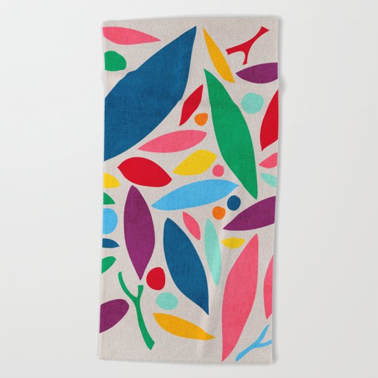 Found Objects Beach Towel
