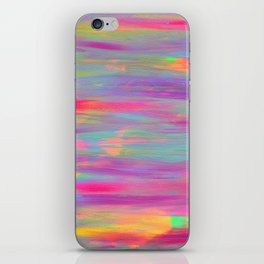 Dreamy Abstract Holographic Painting iPhone Skin