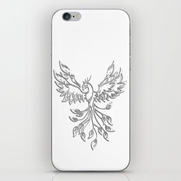White Phoenix iPhone Skin