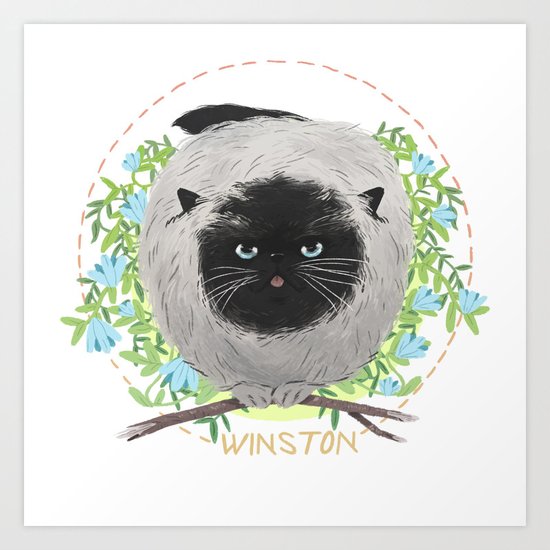 Winston Art Print