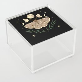 Lunar Phase Moth Aesthetic Cottagecore Butterfly Acrylic Box