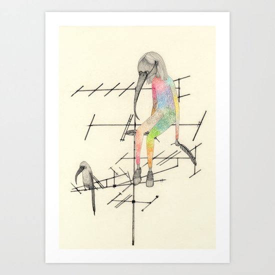 We're 02 Art Print