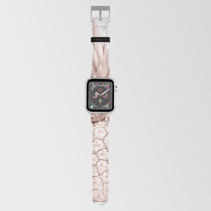 White band with store rose gold apple watch