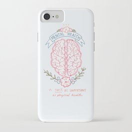 Mental Health Check iPhone Case