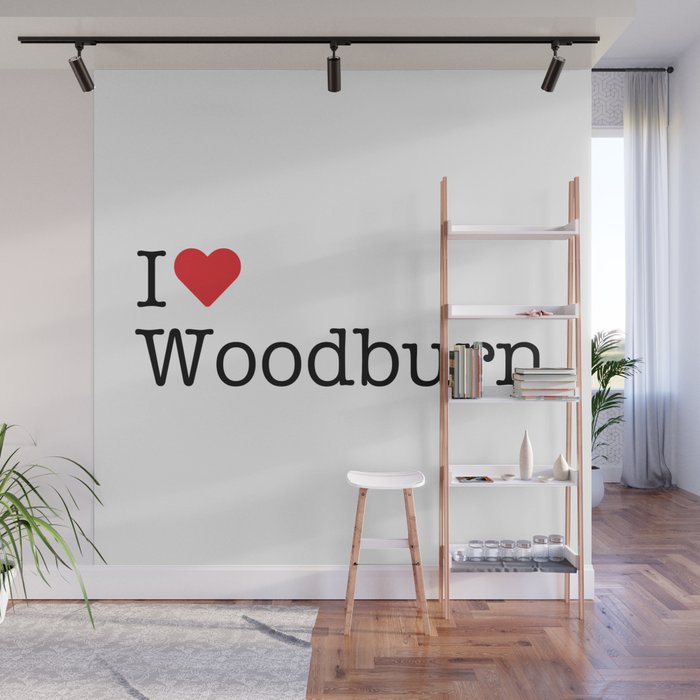 I Heart Woodburn, OR Wall Mural by I Heart Hometown | Society6