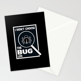 I Didn't Choose The Bug Life Stationery Card
