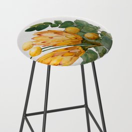Protea and Billy Flowers Bar Stool