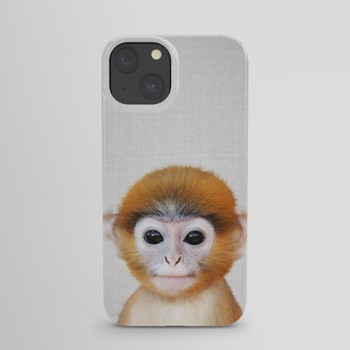 Baby Monkey - Colorful iPhone Case