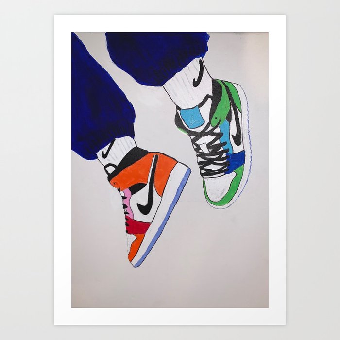 Sneaker Streetwear Art Print