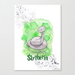 Slytherin - H a r r y P o t t e r inspired Canvas Print