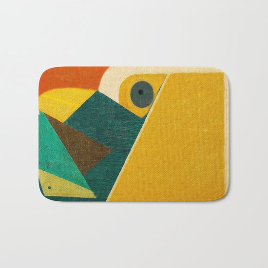 Crazy Seagull Fisher Bath Mat