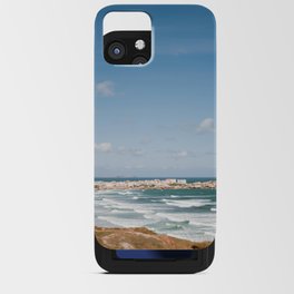 Penich coastal view | Beach travel photography in Portugal iPhone Card Case