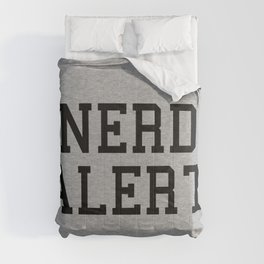 Nerd Alert Funny Geek Quote Comforter
