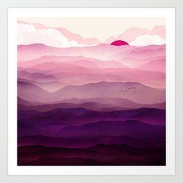 Ultra Violet Day Art Print